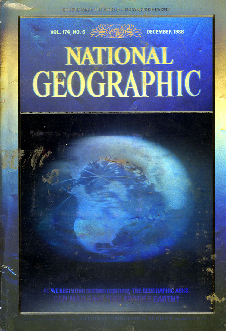 NATIONAL GEOGRAPHIC MAGAZINE Volume 174 #6 December 1988 *Ships Free w ...